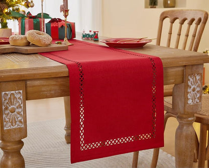 Red Burlap Table Runner 60 Inches Long - Variation of THIS Listing: Red+13×60 Inch
