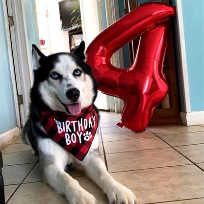 40 Inch Red Number 5 Balloon - Self-Inflating Foil Helium Balloon for Birthdays & Anniversaries