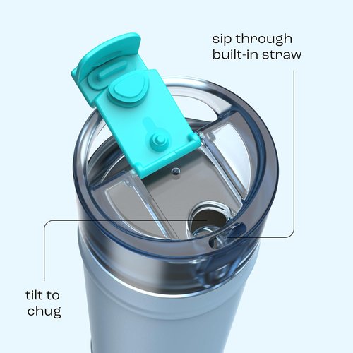 Bubba 24 Oz Dualsip Insulated Stainless Steel Water Bottle - Reusable, Leakproof, BPA-Free | Daydreamin' Design