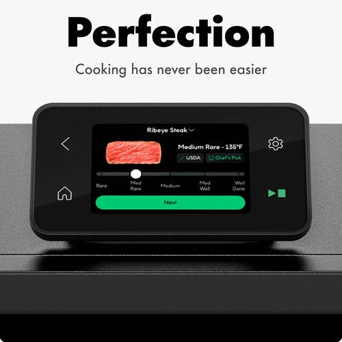 CHEF iQ MiniOven Smart Toaster Oven - 11-in-1 Air Fryer Combo with Touchscreen Controls | 25 Qt Capacity, Black