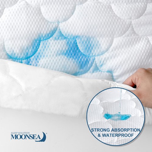Toddler Travel Kids Air Mattress Protector Waterproof, Compatible with hiccapop Inflatable Toddler Travel Bed or EnerPlex Kids Inflatable Travel Bed