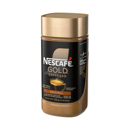 NESCAFE Gold Espresso Instant Coffee - Rich Flavor, 200g/7.1 oz. | Premium Imported Blend