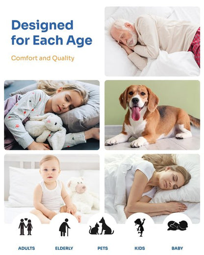 Washable Bed Pads 34" x 36" - 4 Pack, Grey, Waterproof Bed Pads for Incontinence, Bed Wetting Pads for Bed, Sofa, Floor, Resuable Underpads for Adults, Seniors, Pet