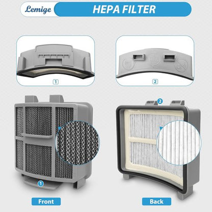 Lemige Filter for Bissell Pet Hair Eraser | Compatible with 39883, 3774F, 3418, 3402 Models