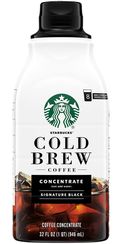 Starbucks Coffee Cold Brew Concentrate 2 Bottles Of 32 Fl Oz Net Wt 64 Fl Oz,, ()