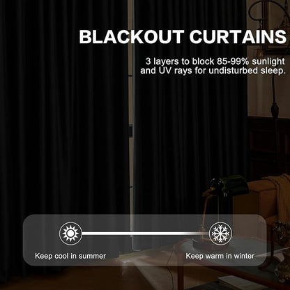 Hunter Green Pinch Pleated Blackout Curtains 52x63 in - Thermal Insulated Panel, Single 1 Pack (Variation: Green 52"W x 63"L)