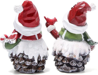 Hodao Handmade Resin Christmas Snowman Decorations - Adorable Indoor Winter Decor | Perfect Holiday Gifts for Family & Friends