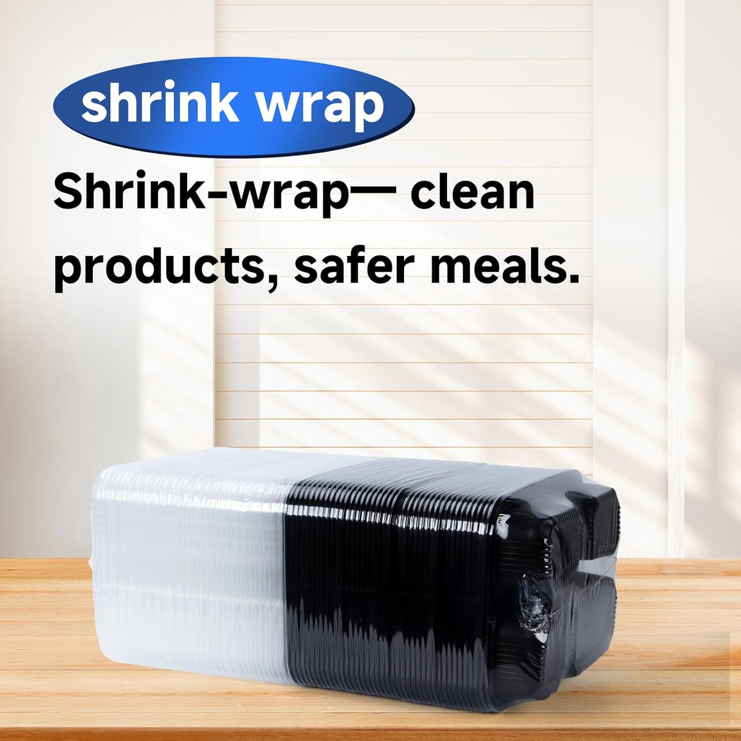 Skiennix 34 oz To Go Containers - 40 Pack BPA Free, Leakproof & Reusable | Microwave, Freezer & Dishwasher Safe - Black