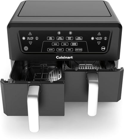 Cuisinart Dual Basket Air Fryer - 11 QT Capacity with 4 Cooking Functions & Sync Finish
