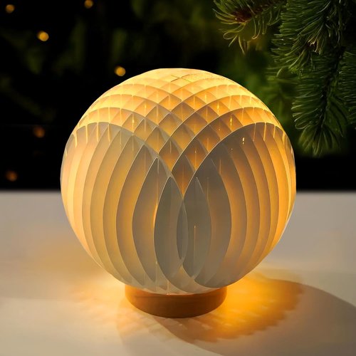 Light Up Nativity Scene - LED Tabletop Christmas Decorations | Small Paper Jesus Figurines