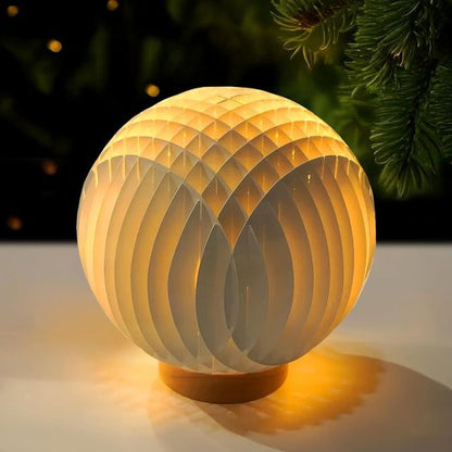 Light Up Nativity Scene - LED Tabletop Christmas Decorations | Small Paper Jesus Figurines