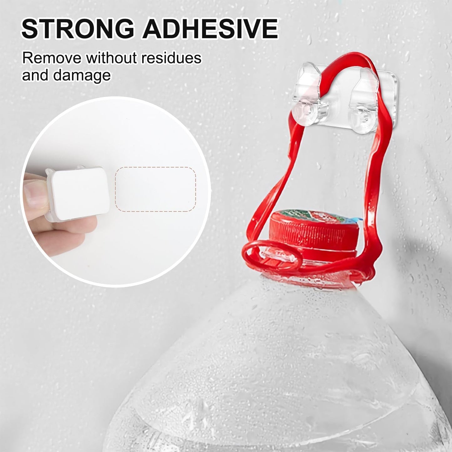 Outdoor Light Clips by [Brand Name] - 50 Heavy-Duty Waterproof Adhesive Clips for LED String Lights