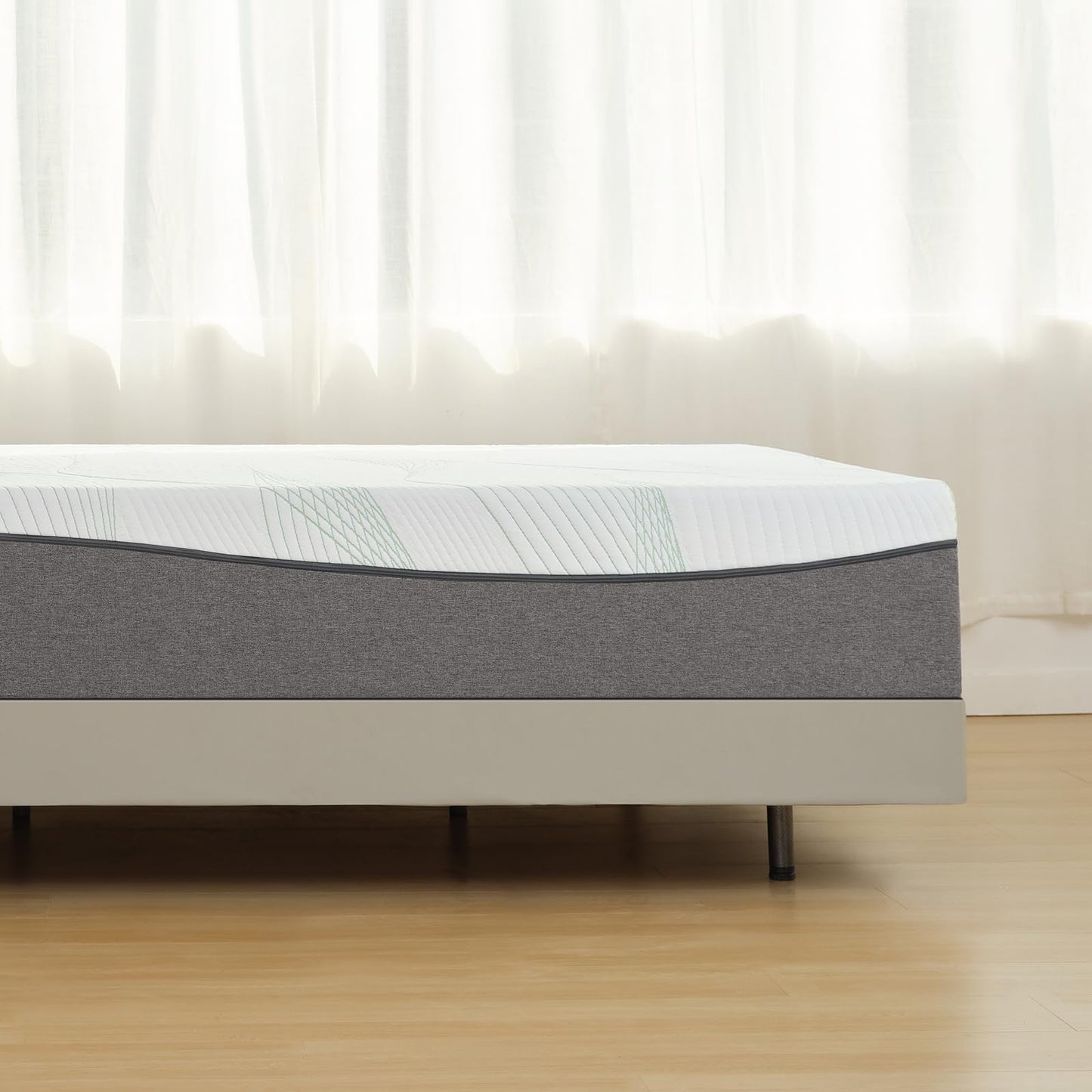 Novilla King Size Mattress, 12 Inch Gel Memory Foam Mattress for Plush Comfort, Pressure Relief, CertiPUR-US Certified, Mattress-in-a-Box, Embrace