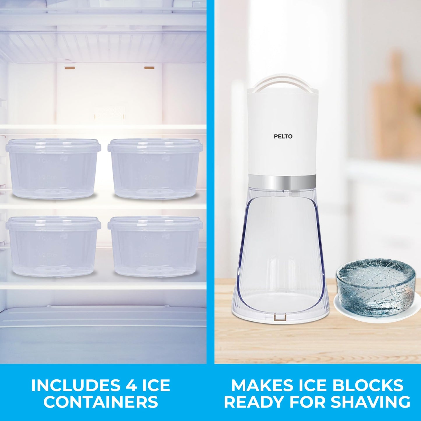 Snow Cone Machine set with 3 Flavors, 25 Cone Cups, 25 Straws, 4 Ice Molds - Strawberry, Blue Raspberry, Grape - Hawaiin Slushie Flavors - Electric Shaved Ice Maker Kit for Kids Birthday Gift Party