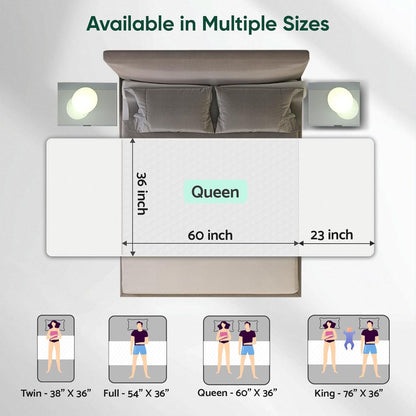 Regine Switzerland Washable Waterproof Bed Pads - Incontinence Protection for Kids, Adults & Elderly | Queen Size (60" x 36")