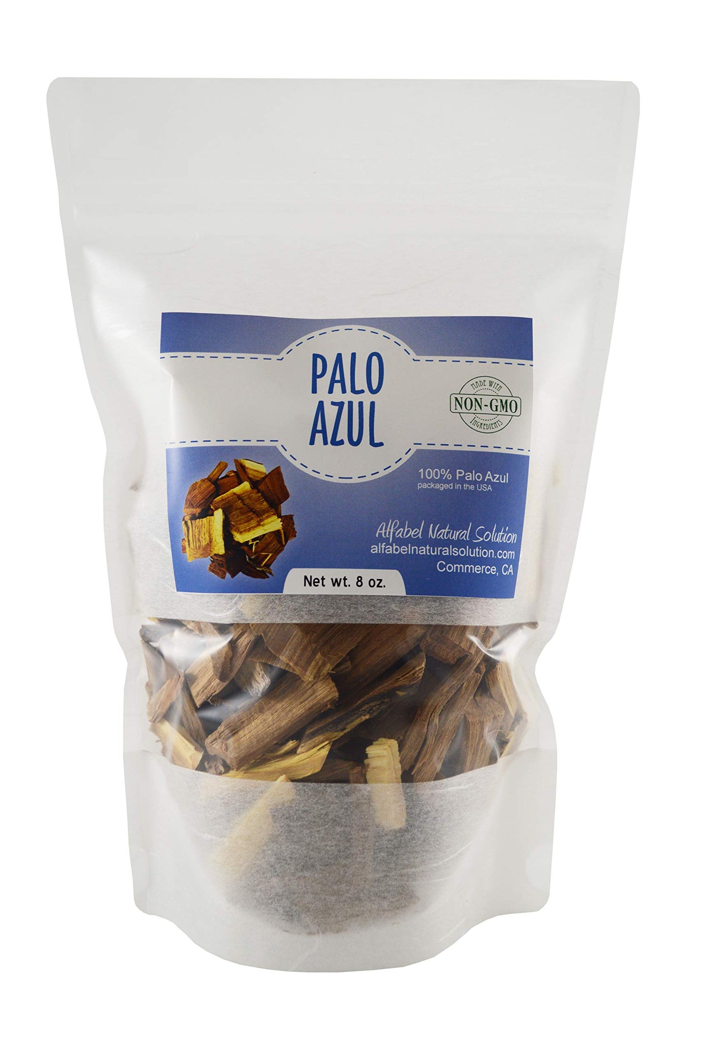 Alfabel Natural Solution Palo Azul Tea 8 Ounce - Resealable Stand Up Pouch