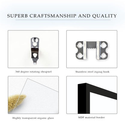 Fisnish 8x10 Picture Frame, for Tabletop Display, Horizontal or Vertical Wall Mounting, Black