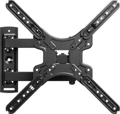 IWORKBOARD 43 50 55 inch Full Motion Corner TV Wall Mount for Most 32-60" TVs, Articulating Swivel Tilting TV Wall Mount Bracket, up to 77 lbs, VESA 400x400mm, Single Stud