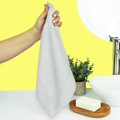 Chakir Turkish Linens Hotel & Spa Quality, Highly Absorbent 100% Cotton Turkish Washcloths (2 X 6 Random Colors - Set of 12)