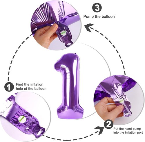 40 Inch Purple Number 8 Balloon | Perfect for 8th Birthday Parties, Weddings & Graduations