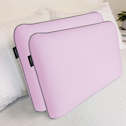 Imaginarium Memory Foam Fun Pillow with Cool-to-The-Touch Cover 2-Pack (Pale Pink), Standard