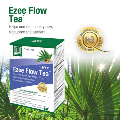 Bell Ezee Flow Urinary Support Tea for Men -A Natural Solution - Helps Ease the Flow and Normalize Urinary Frequency without the Burning and Dribbling