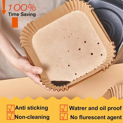 Air Fryer Liners | Disposable Parchment Paper for Instant Pot Vortex Plus 6QT - 200 Pcs