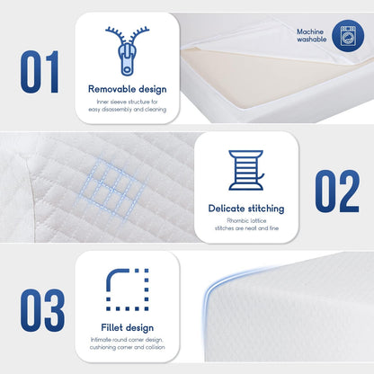PayLessHere 6-Inch Twin Gel Memory Foam Mattress - Fiberglass Free & CertiPUR-US Certified for Cool Sleep