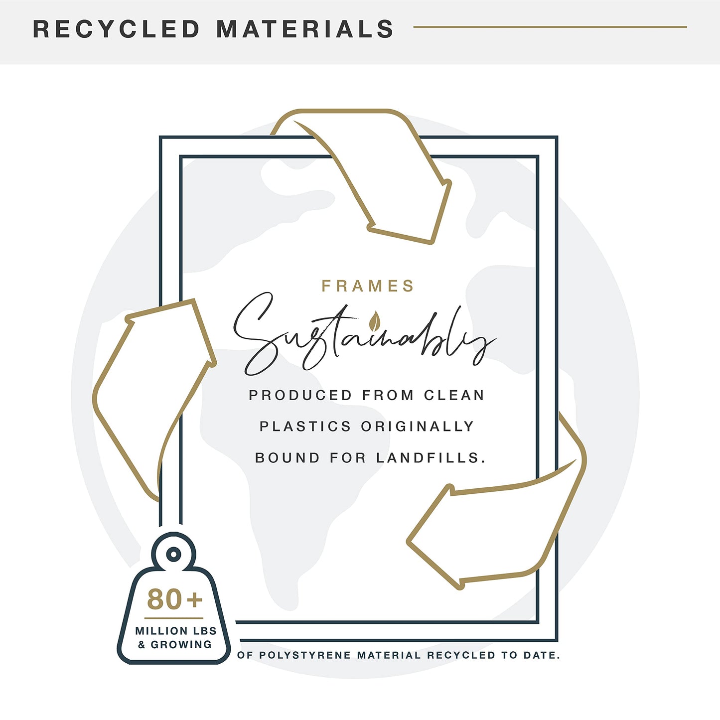 MCS, Black Marseille Poster Float Frame, 20x26 Inch, 20 x 26