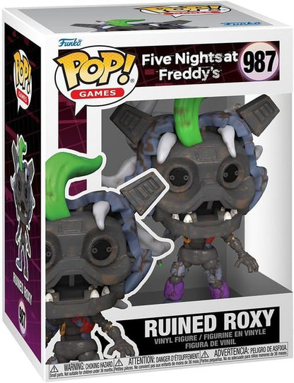 Funko POP! Ruined Roxy Vinyl Figure - Collectible FNAF Merchandise for Kids & Adults | Perfect Gift for Gamers