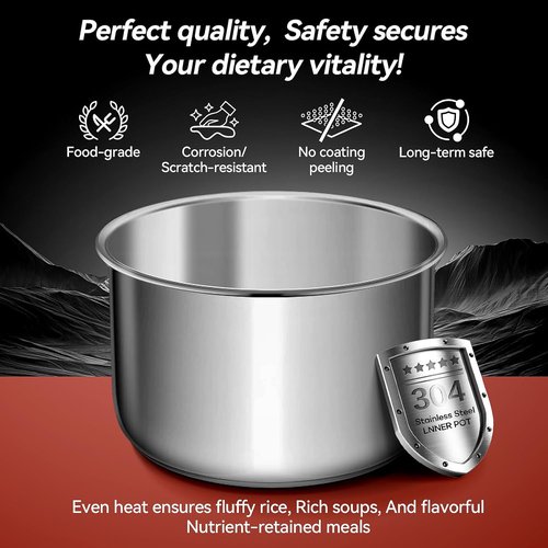 Instant Pot 16-in-1 Electric Pressure Cooker - Programmable 6-Quart Stainless Steel with Slow Cook & Steamer