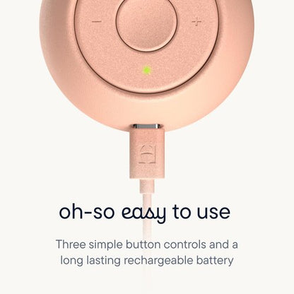 Hatch Go Portable Sound Machine - 10 Soothing Sounds for Babies & Kids | Travel-Friendly | Peach