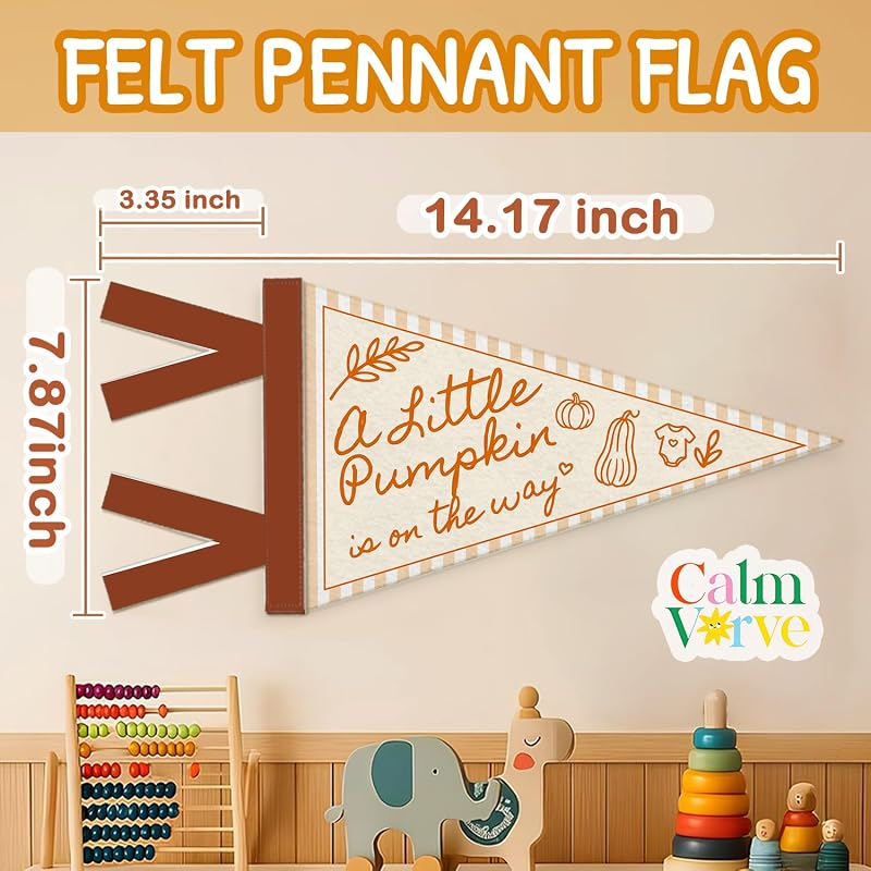 Hello Pumpkin Banner - A Little Pumpkin Is On The Way - Fall Nursery Decor