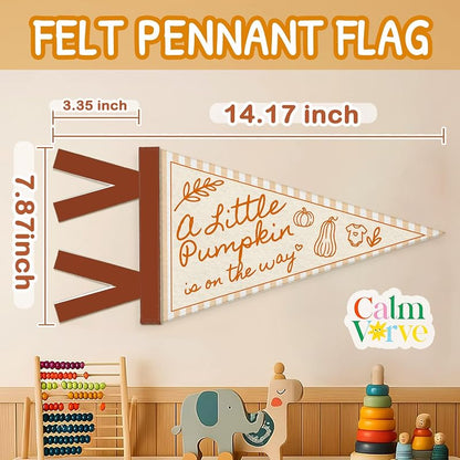 Hello Pumpkin Banner - A Little Pumpkin Is On The Way - Fall Nursery Decor