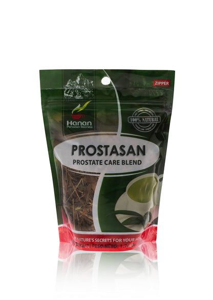 Hanan Peruvian Secrets Prostasan Herbal Tea | 100% Natural Prostate Care Blend | 1.76oz / 50g | Naturally Aids in Cleansing the Prostate and Urinary Tract