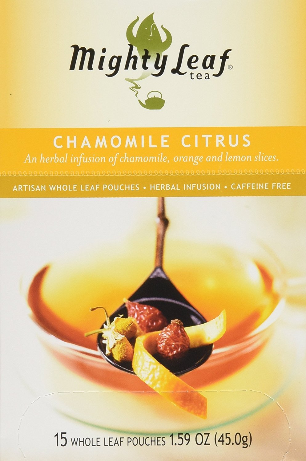 Tea Chamomile citrus mighty leaf,15 bag,1.59 oz