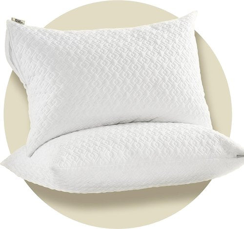 CoolShields Pillow Protector - Waterproof Zippered Covers | Hypoallergenic 2-Pack for Better Sleep