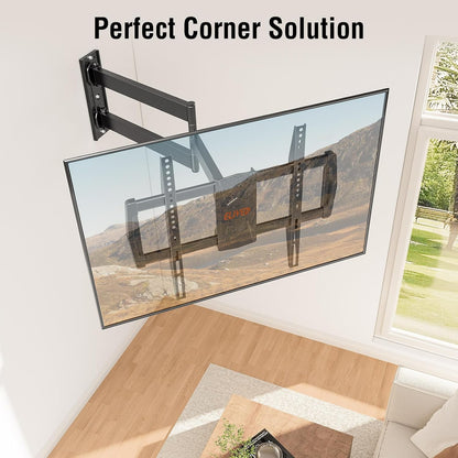 **ELIVED Long Arm TV Mount - Articulating Wall Bracket for 42-75 Inch TVs | 32" Extension Arm, Swivel & Tilt**