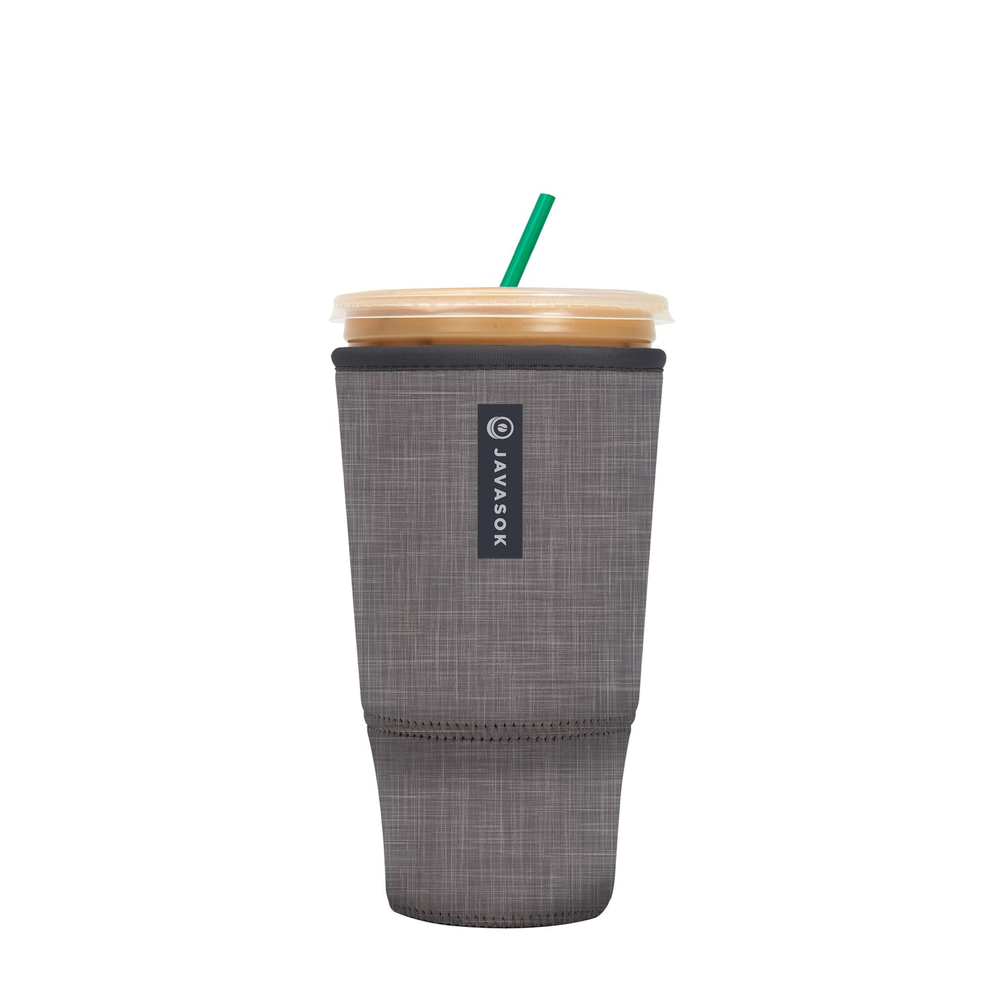 Sok It Java Sok Iced Coffee & Cold Soda Insulated Neoprene Cup Sleeve (Anthracite, XXLarge: 44-48oz)