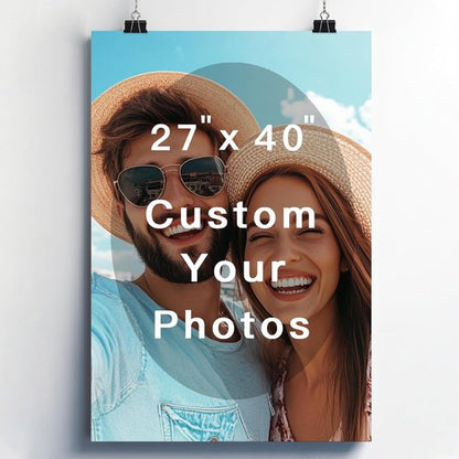 Custom Posters by [Brand Name] - Upload Your Images for Personalized 27L x 40W Prints