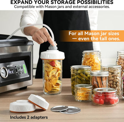 Wevac Chamber Vacuum Sealer - 12” Seal Bar | Commercial-Grade Design for Meats, Liquids & Sous Vide