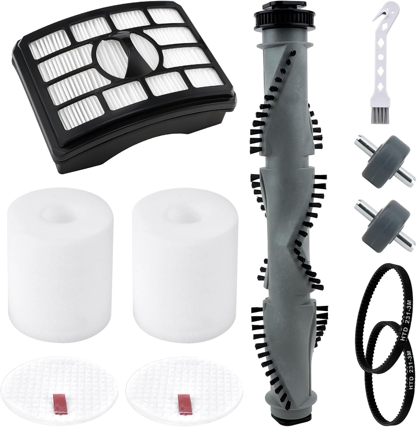 Skiennix Brush Roller Belts Filters Kit - Replacement Parts for Shark Rotator NV500 Series | Compatible with XFF500 & XHF500