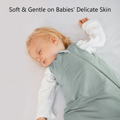 BubblePanda Rayon Made from Bamboo Sleep Sack 18-24 Months 1.0 Tog Soft Toddler Sleeping Sack 2t for Babies 2-Way Zipper Baby Wearable Blanket