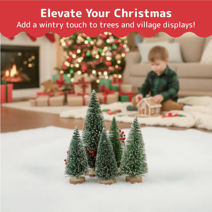 Prextex Artificial Snow Blanket Roll - Large Fake Snow for Christmas Decor & Photography | Pack of 3