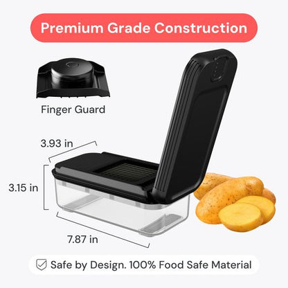 Fullstar Daily Vegetable Chopper and Mandoline Slicer - Kitchen Gadgets - Food Chopper with Container, Veggie Chopper, Fruit Cutter, Onion Dicer, Potato and Tomato Slicer for Salads