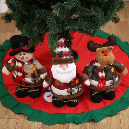 Regine Switzerland Christmas Decor - Standing Snowman Dolls for Kids - Perfect Holiday Decorations
