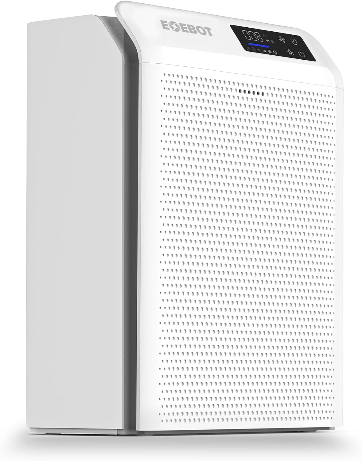 Skiennix Air Purifier - HEPA Filter with Washable Pre-Filter & Sleep Mode | For Large Rooms Up to 2,330 Ft², Matte White