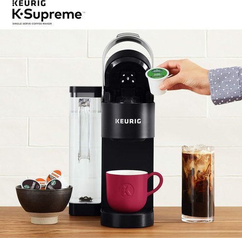 Keurig K-Supreme Coffee Maker - MultiStream Technology, 4 Brew Sizes, 66oz Reservoir, Black (Renewed)