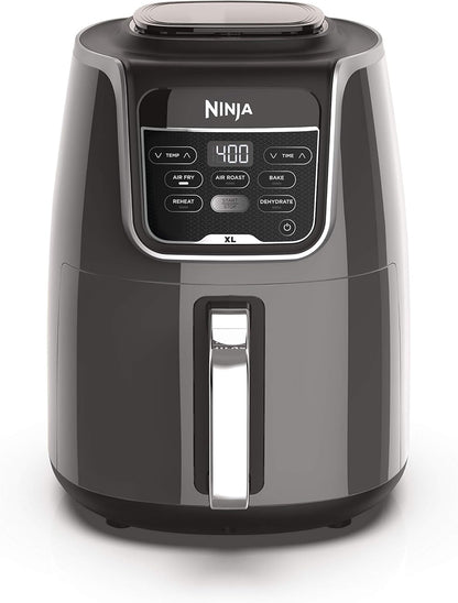 Ninja XL Air Fryer - 5.5 QT Capacity for 3lbs of Wings | 5-in-1 Cooking Functions | 400°F Max Temp | Grey