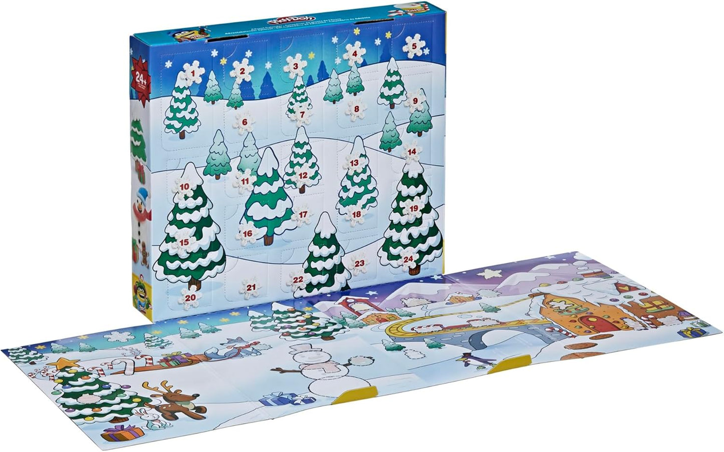 Play-Doh Advent Calendar | Fun Toy for Kids 3+ with 24 Surprises, Playmats & Non-Toxic Cans
